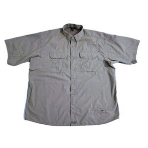 Blackhawk Warrior Wear Shirt Mens XXL Khaki Tactical Rip Stop Utility 2XL